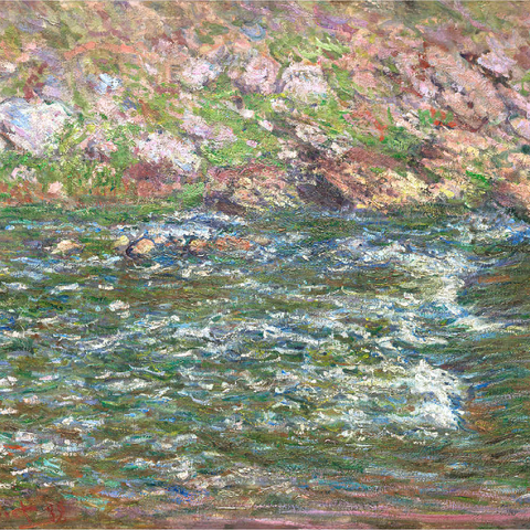 Rapids on the Petite Creuse at Fresselines (1889) by Claude Monet 500 Puzzle 3D Modell