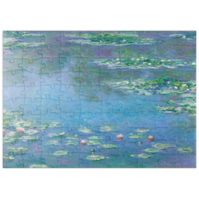 Darstellung des Puzzle-Motivs Water Lilies (1840-1926) by Claude Monet – Puzzleteile: 100