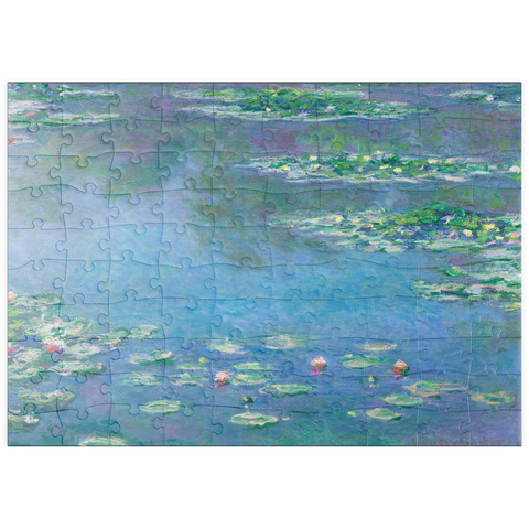 puzzleplate Water Lilies (1840–1926) by Claude Monet 100 Puzzle