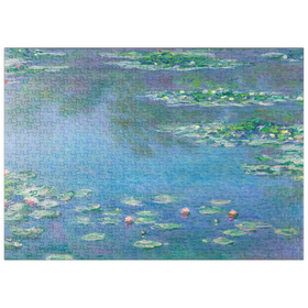 Darstellung des Puzzle Motivs Water Lilies (1840-1926) by Claude Monet - Puzzleteile: 500