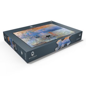 Darstellung des Puzzle Motivs Claude Monet's Impression, Sunrise (1872) - Puzzleteile: 1000