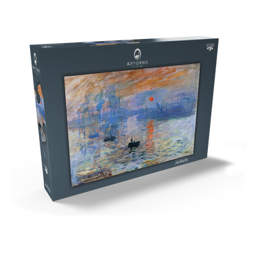 Claude Monet's Impression, Sunrise (1872) 1000 Puzzle Schachtel Ansicht2