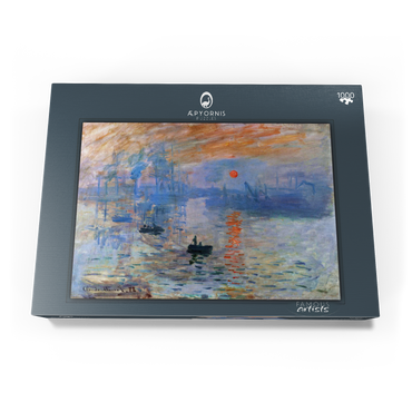 Claude Monet's Impression, Sunrise (1872) 1000 Puzzle Schachtel Ansicht3