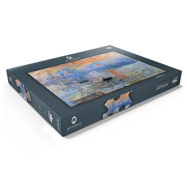 Claude Monet's Impression, Sunrise (1872) 100 Puzzle Schachtel Ansicht1