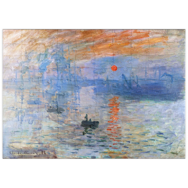 puzzleplate Claude Monet's Impression, Sunrise (1872) 100 Puzzle