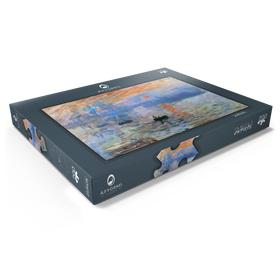 Alternative Darstellung des Puzzle-Motivs Claude Monet's Impression, Sunrise (1872) – Puzzleteile: 200