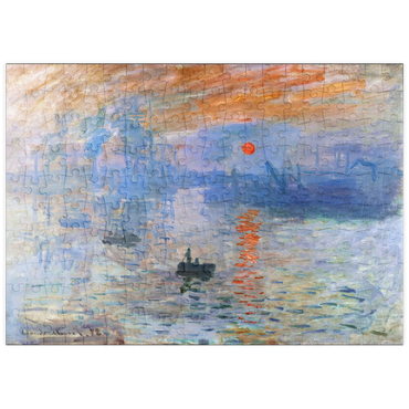 puzzleplate Claude Monet's Impression, Sunrise (1872) 200 Puzzle
