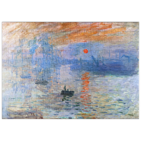 puzzleplate Claude Monet's Impression, Sunrise (1872) 200 Puzzle