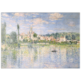 Darstellung des Puzzle Motivs Vétheuil in Summer (1880) by Claude Monet - Puzzleteile: 100
