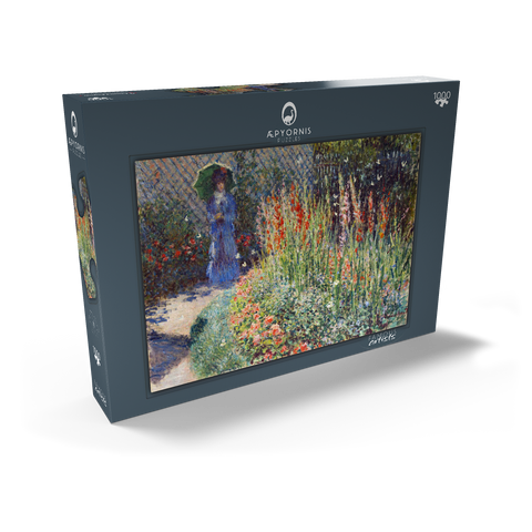 Claude Monet's Rounded Flower Bed (1876) 1000 Puzzle Schachtel Ansicht2