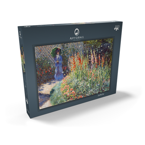 Claude Monet's Rounded Flower Bed (1876) 100 Puzzle Schachtel Ansicht2