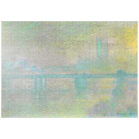 Darstellung des Puzzle-Motivs Charing Cross Bridge, London (1901) by Claude Monet – Puzzleteile: 1000