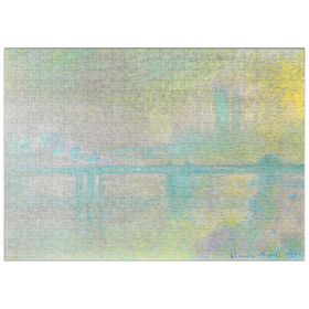 Darstellung des Puzzle Motivs Charing Cross Bridge, London (1901) by Claude Monet - Puzzleteile: 500