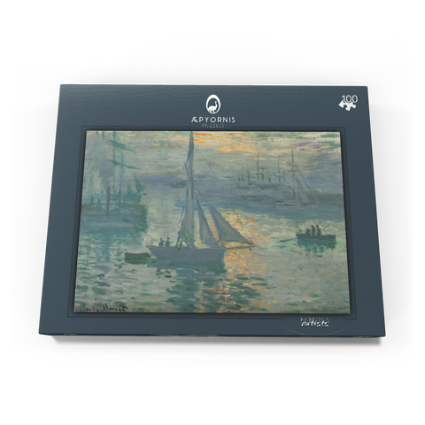 Sunrise (1873) by Claude Monet 100 Puzzle Schachtel Ansicht3