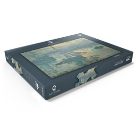 Alternative Darstellung des Puzzle-Motivs Sunrise (1873) by Claude Monet – Puzzleteile: 200