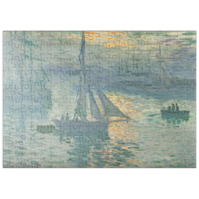 Darstellung des Puzzle-Motivs Sunrise (1873) by Claude Monet – Puzzleteile: 200