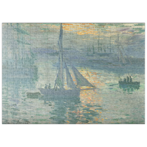 puzzleplate Sunrise (1873) by Claude Monet 500 Puzzle