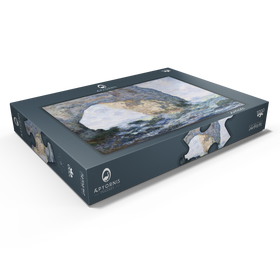 Darstellung des Puzzle Motivs The Manneporte (Étretat) (1883) by Claude Monet - Puzzleteile: 1000