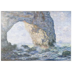 Darstellung des Puzzle-Motivs The Manneporte (Étretat) (1883) by Claude Monet – Puzzleteile: 200