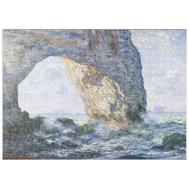 puzzleplate The Manneporte (Étretat) (1883) by Claude Monet 500 Puzzle