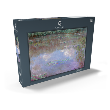 Claude Monet's The Water Lily Pond (Clouds) (1903) 1000 Puzzle Schachtel Ansicht2