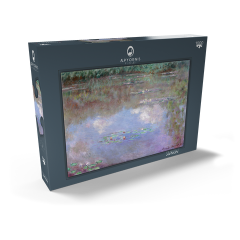 Claude Monet's The Water Lily Pond (Clouds) (1903) 1000 Puzzle Schachtel Ansicht2
