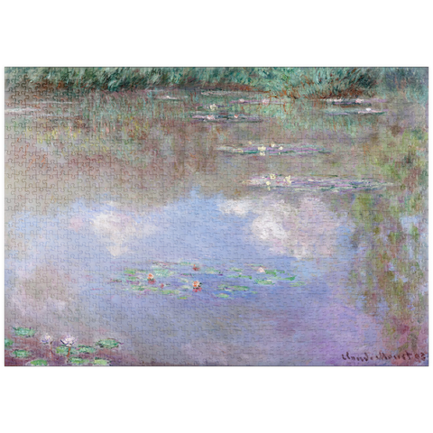 puzzleplate Claude Monet's The Water Lily Pond (Clouds) (1903) 1000 Puzzle