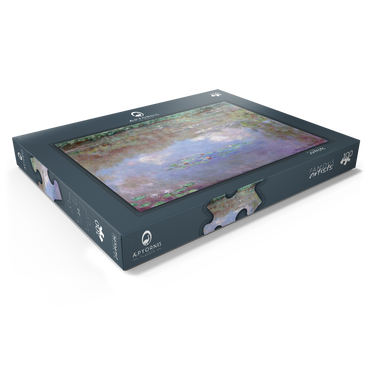 Claude Monet's The Water Lily Pond (Clouds) (1903) 100 Puzzle Schachtel Ansicht1