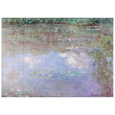puzzleplate Claude Monet's The Water Lily Pond (Clouds) (1903) 100 Puzzle