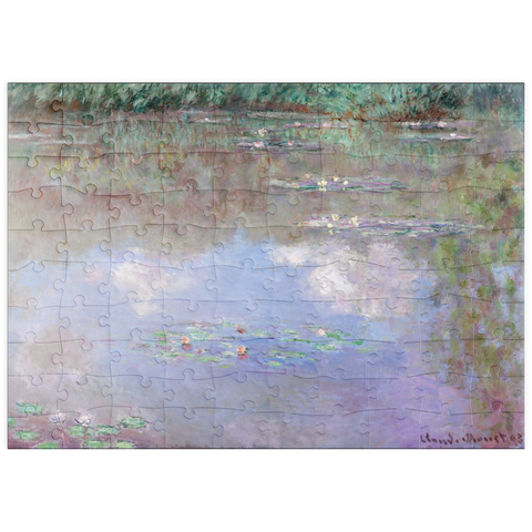 puzzleplate Claude Monet's The Water Lily Pond (Clouds) (1903) 100 Puzzle
