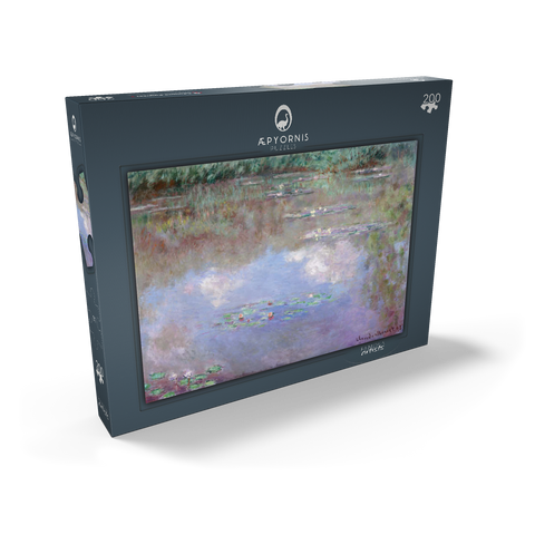 Claude Monet's The Water Lily Pond (Clouds) (1903) 200 Puzzle Schachtel Ansicht2