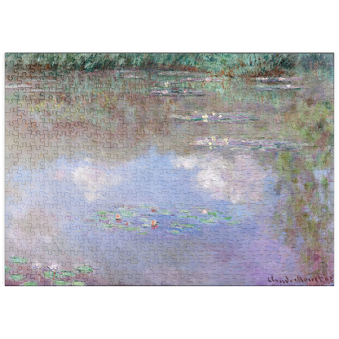 puzzleplate Claude Monet's The Water Lily Pond (Clouds) (1903) 500 Puzzle
