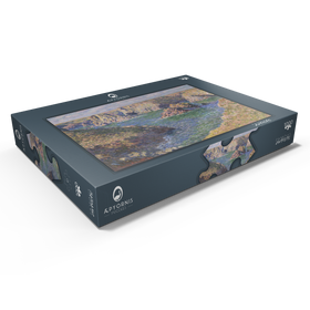 Alternative Darstellung des Puzzle-Motivs Port-Domois, Belle-Isle (1887) by Claude Monet – Puzzleteile: 1000