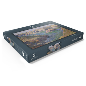 Darstellung des Puzzle Motivs Port-Domois, Belle-Isle (1887) by Claude Monet - Puzzleteile: 100