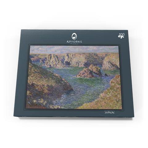 Port-Domois, Belle-Isle (1887) by Claude Monet 100 Puzzle Schachtel Ansicht3