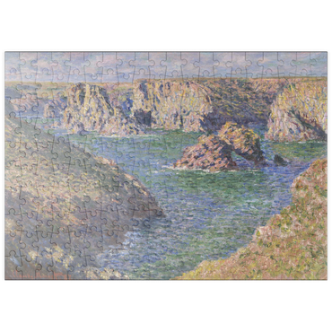 puzzleplate Port-Domois, Belle-Isle (1887) by Claude Monet 200 Puzzle