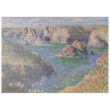 puzzleplate Port-Domois, Belle-Isle (1887) by Claude Monet 500 Puzzle