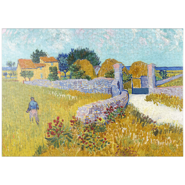 puzzleplate Farmhouse in Provence (1888) by Vincent van Gogh 1000 Puzzle