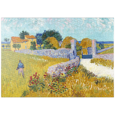 puzzleplate Farmhouse in Provence (1888) by Vincent van Gogh 1000 Puzzle