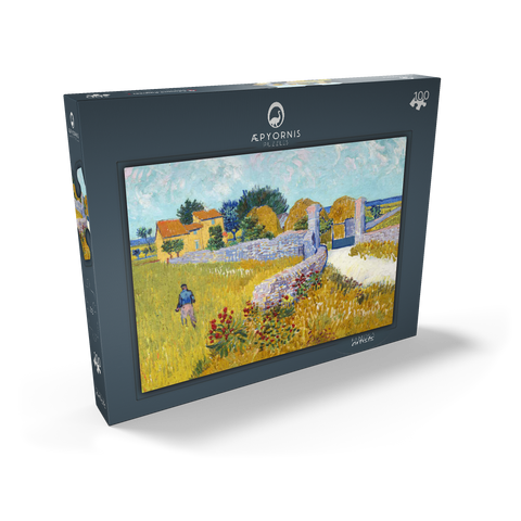 Farmhouse in Provence (1888) by Vincent van Gogh 100 Puzzle Schachtel Ansicht2