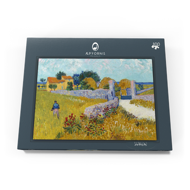 Farmhouse in Provence (1888) by Vincent van Gogh 100 Puzzle Schachtel Ansicht3