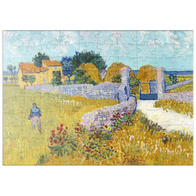 Darstellung des Puzzle-Motivs Farmhouse in Provence (1888) by Vincent van Gogh – Puzzleteile: 100