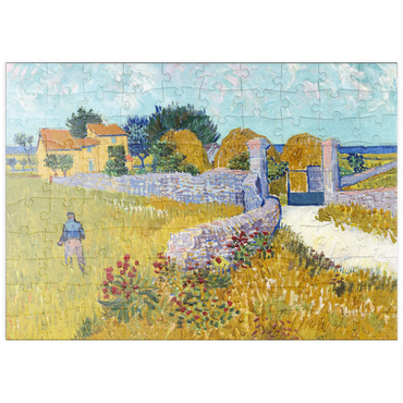 puzzleplate Farmhouse in Provence (1888) by Vincent van Gogh 100 Puzzle