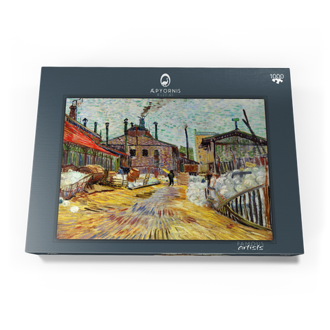 The Factory (1887) by Vincent van Gogh 1000 Puzzle Schachtel Ansicht3