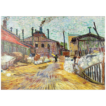 puzzleplate The Factory (1887) by Vincent van Gogh 1000 Puzzle