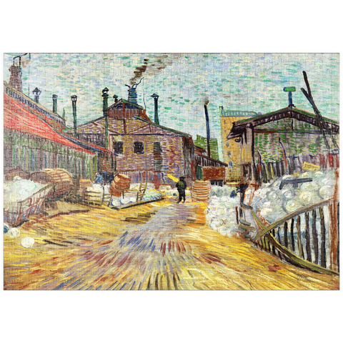 puzzleplate The Factory (1887) by Vincent van Gogh 1000 Puzzle