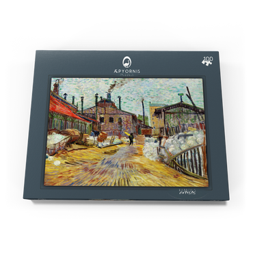 The Factory (1887) by Vincent van Gogh 100 Puzzle Schachtel Ansicht3