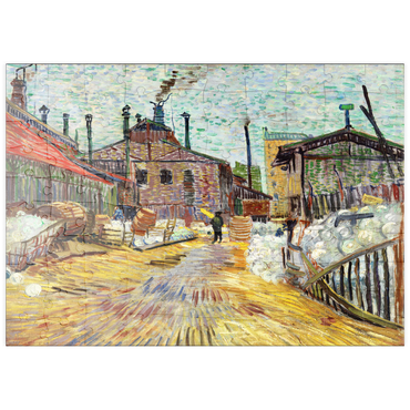 puzzleplate The Factory (1887) by Vincent van Gogh 100 Puzzle