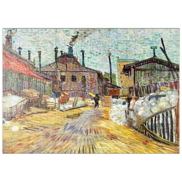 puzzleplate The Factory (1887) by Vincent van Gogh 200 Puzzle