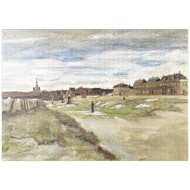 puzzleplate Bleaching Ground at Scheveningen (1882) by Vincent van Gogh 1000 Puzzle